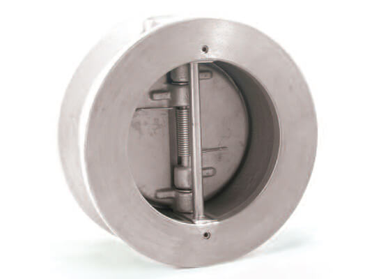 Dual Disc Spring Loaded Wafer Check Valve